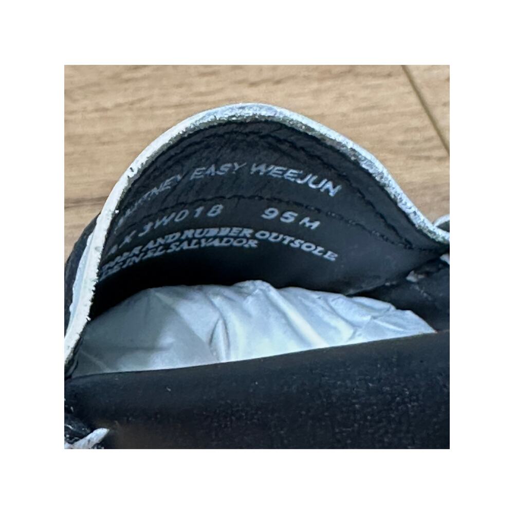 G.H.BASS & CO. Women's Whitney Easy Weejuns® Loafers Black White Leather 9.5 NIB - Picture 13 of 15